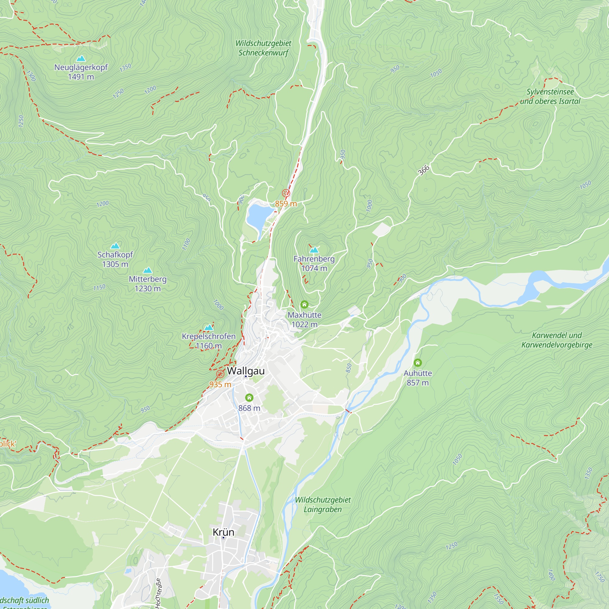 Maxhütte map
