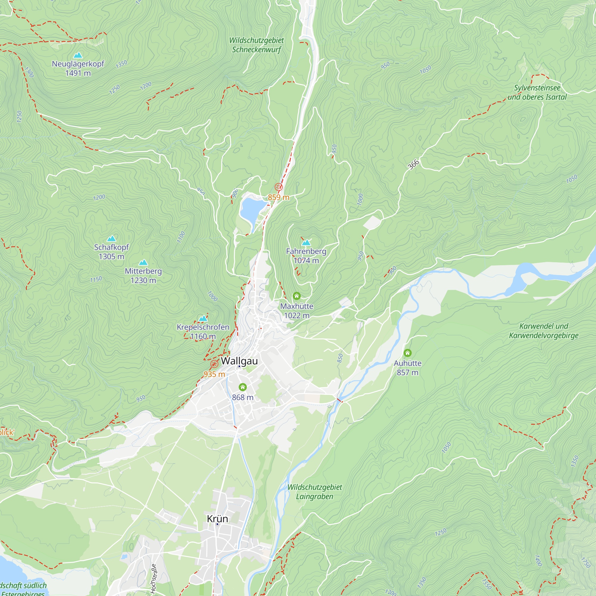 Tussi-Hütte map
