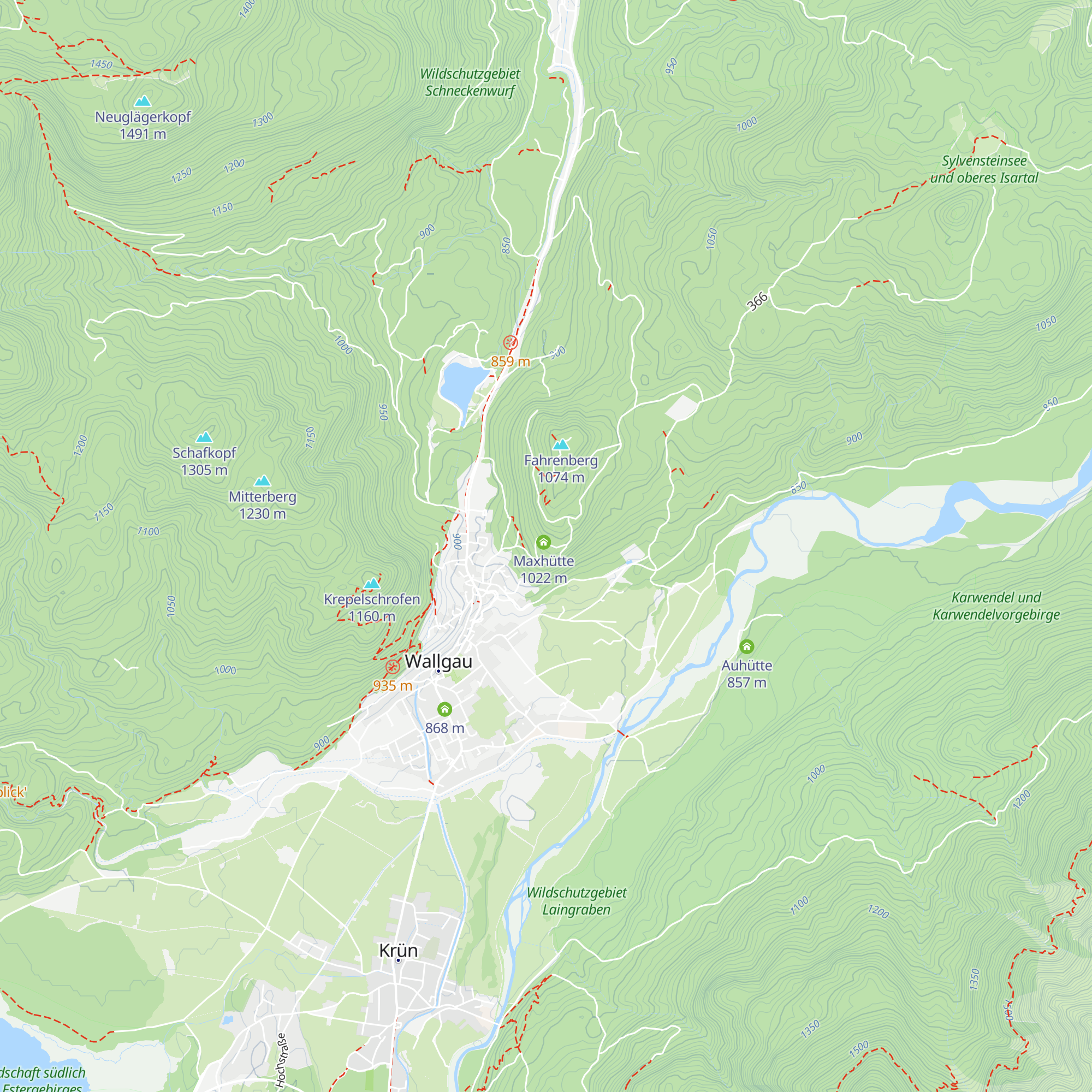 Tussi-Hütte map