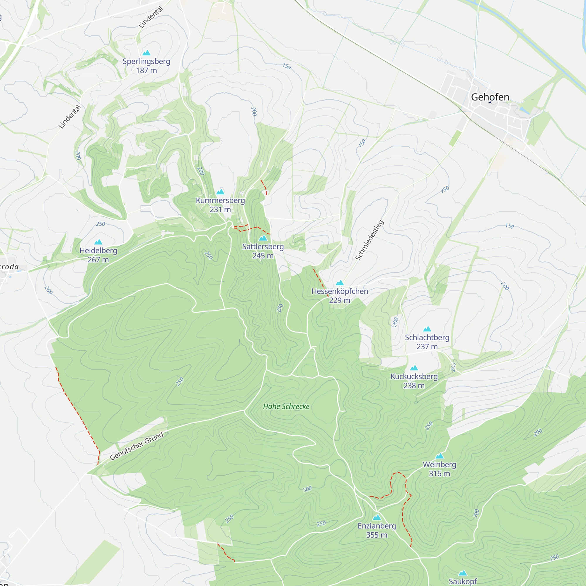 Am Lindenhüttenweg map