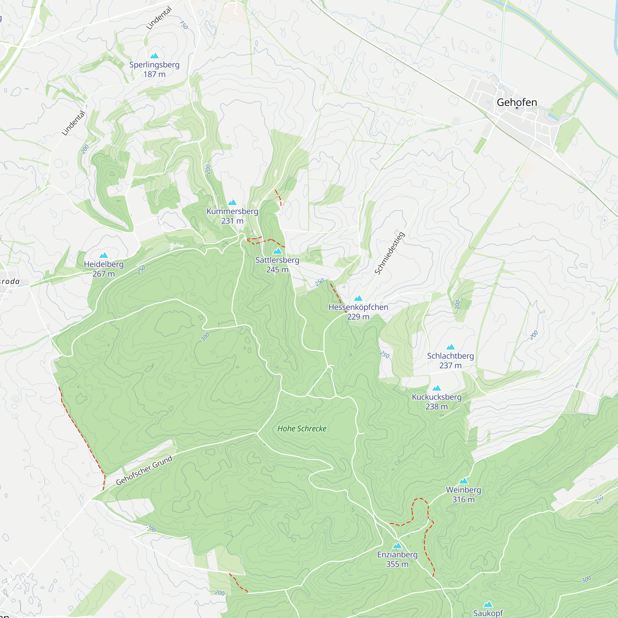 Am Lindenhüttenweg map