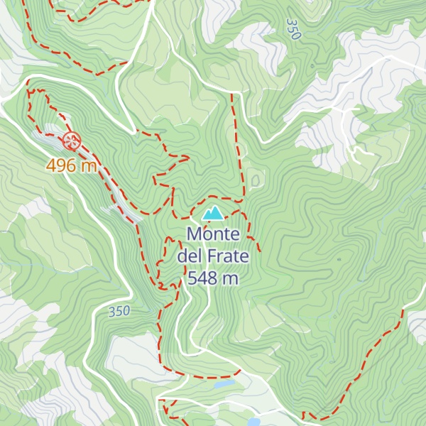 Map of Monte del Frate