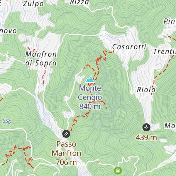 Map of Rifugio Gruppo Stella Cometa