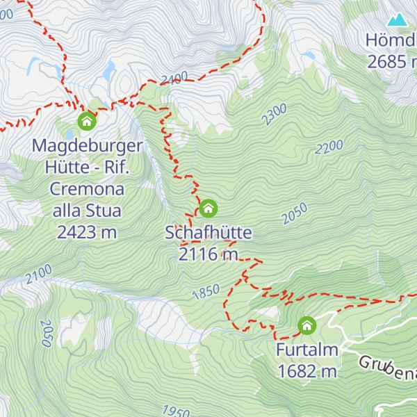 Map of Schafhütte