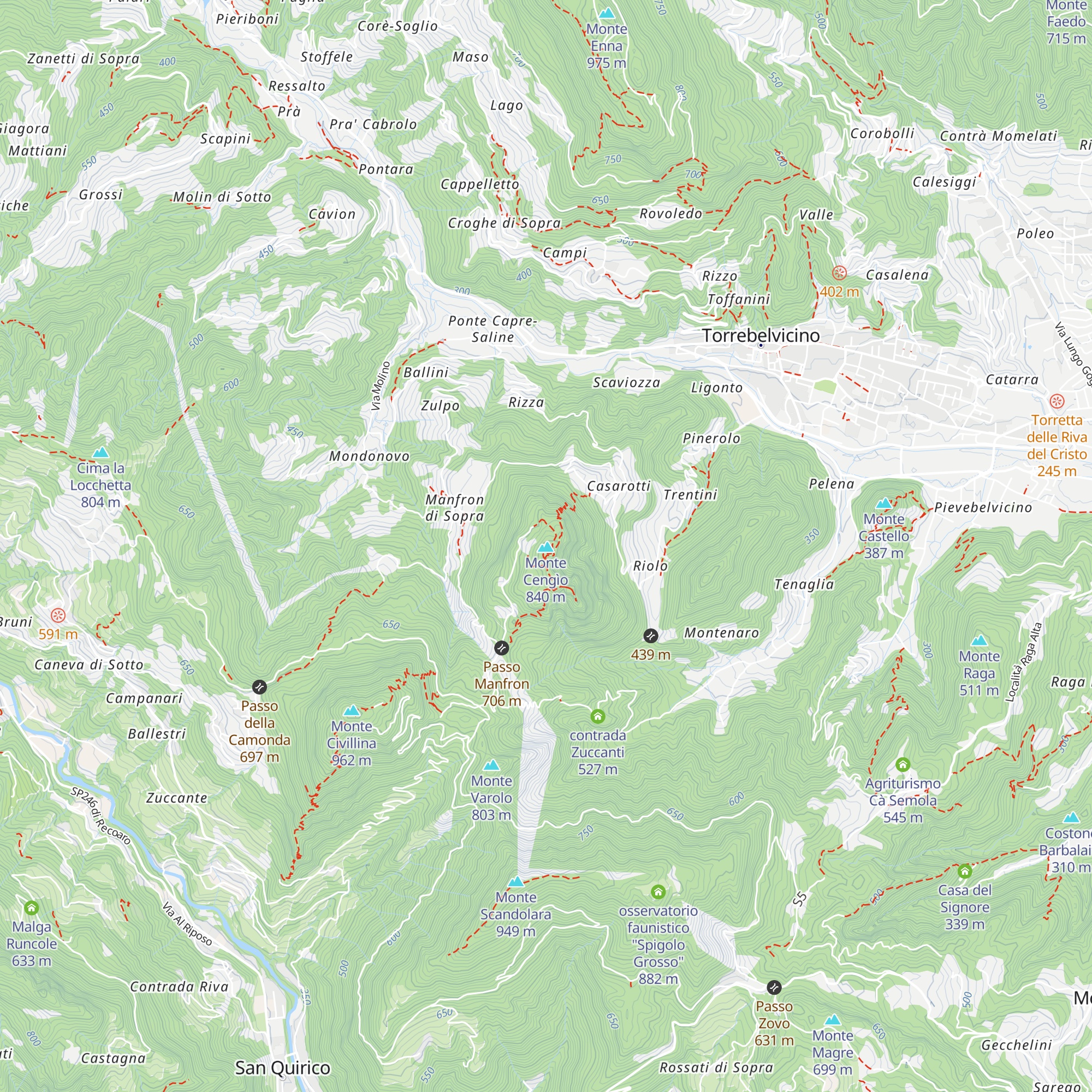 Croce del Singio map