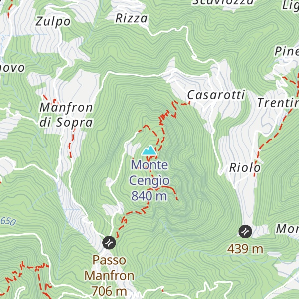 Map of Croce del Singio
