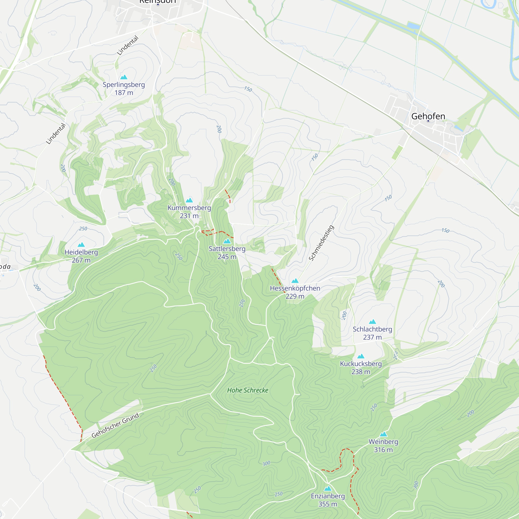 Die Lindenhütte map