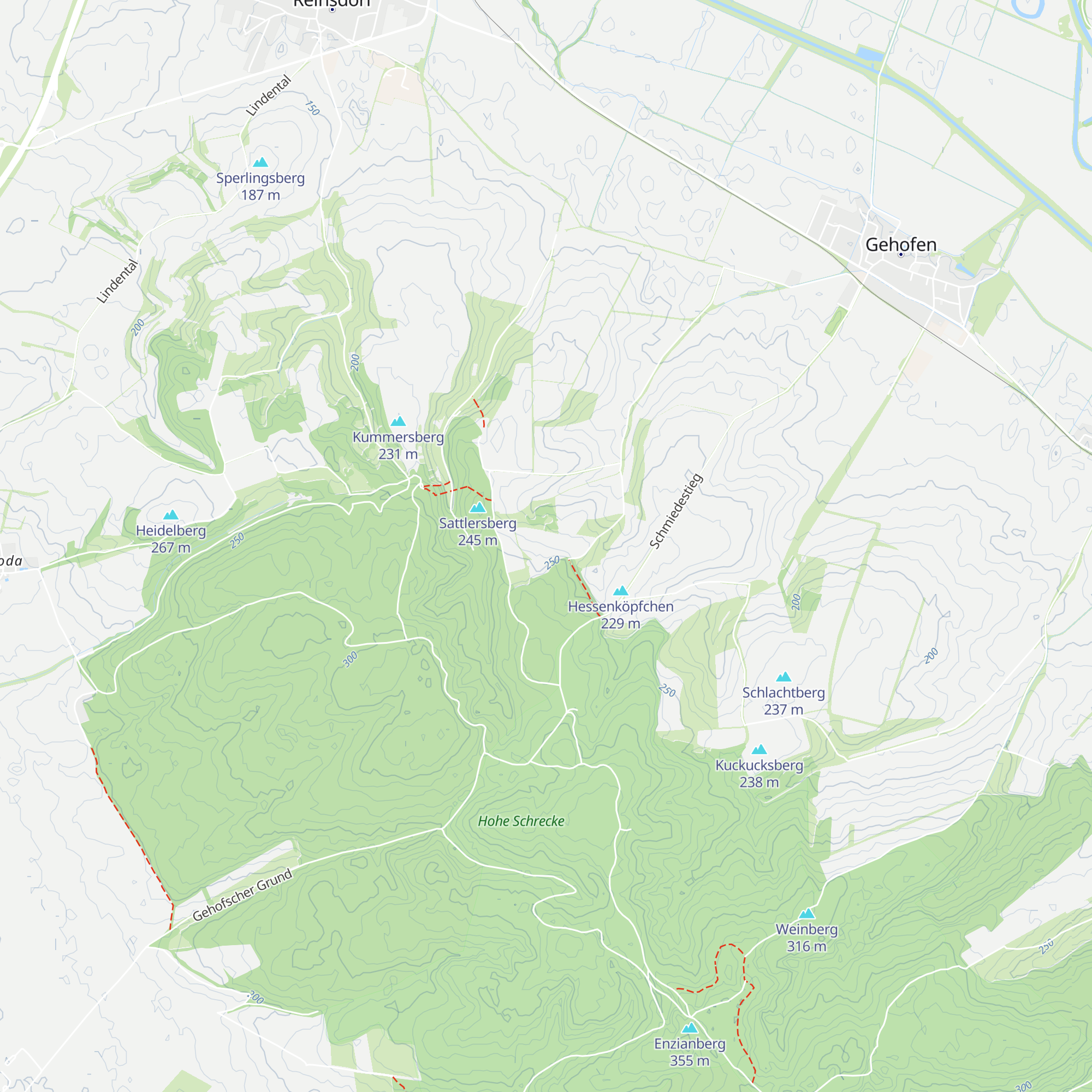 Die Lindenhütte map