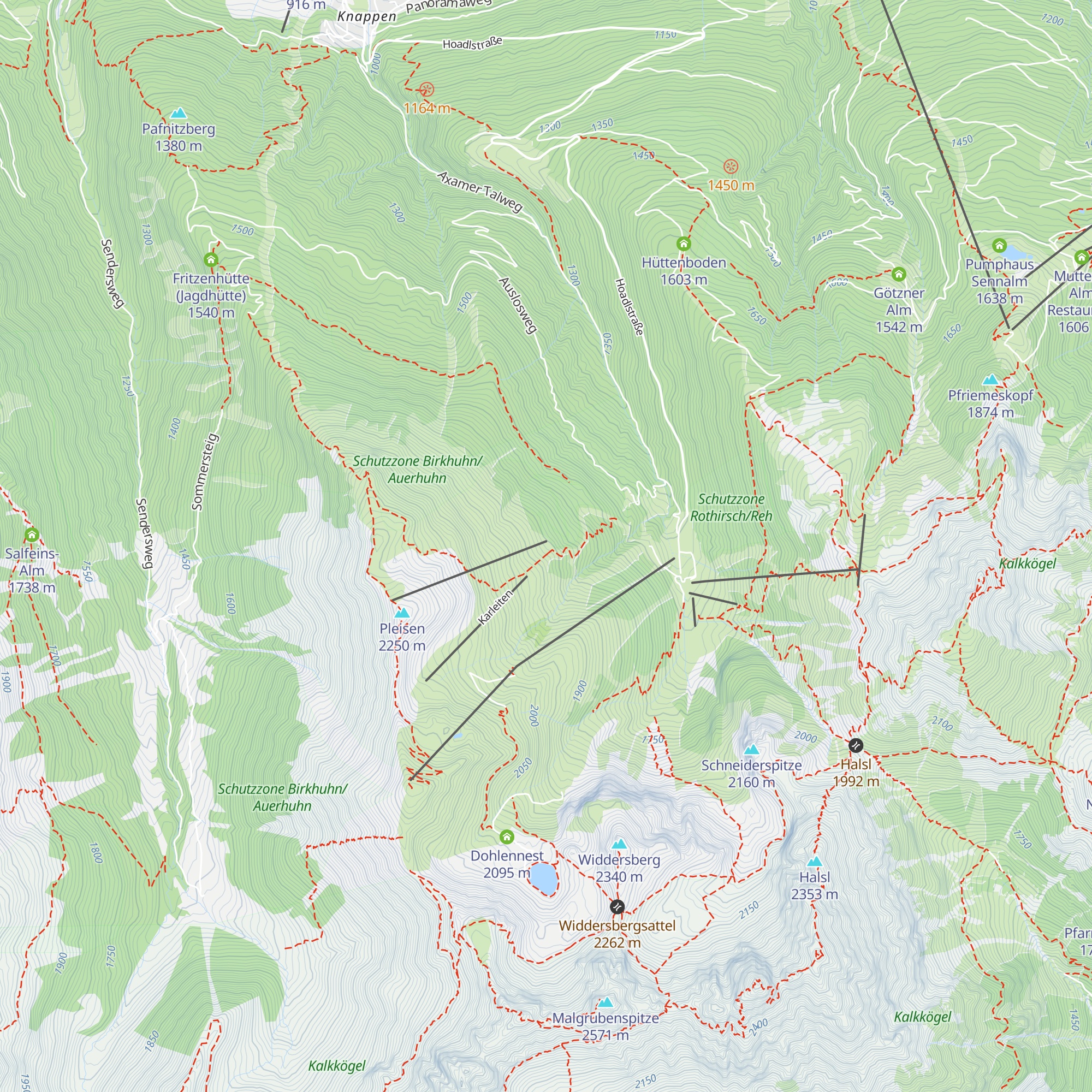 Bärenhütte map