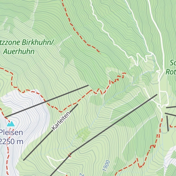 Map of Pleisenhütte