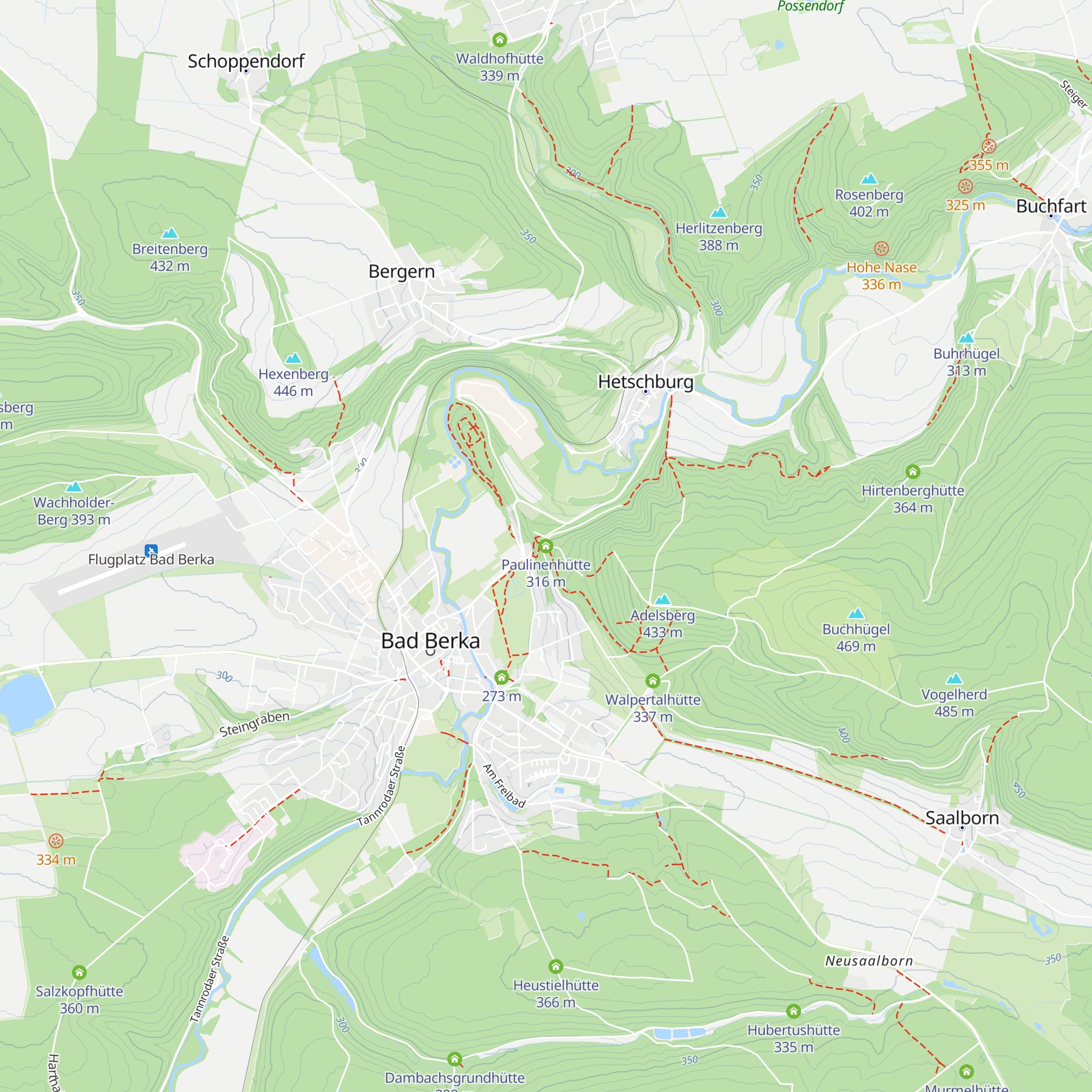 Paulinenhütte map