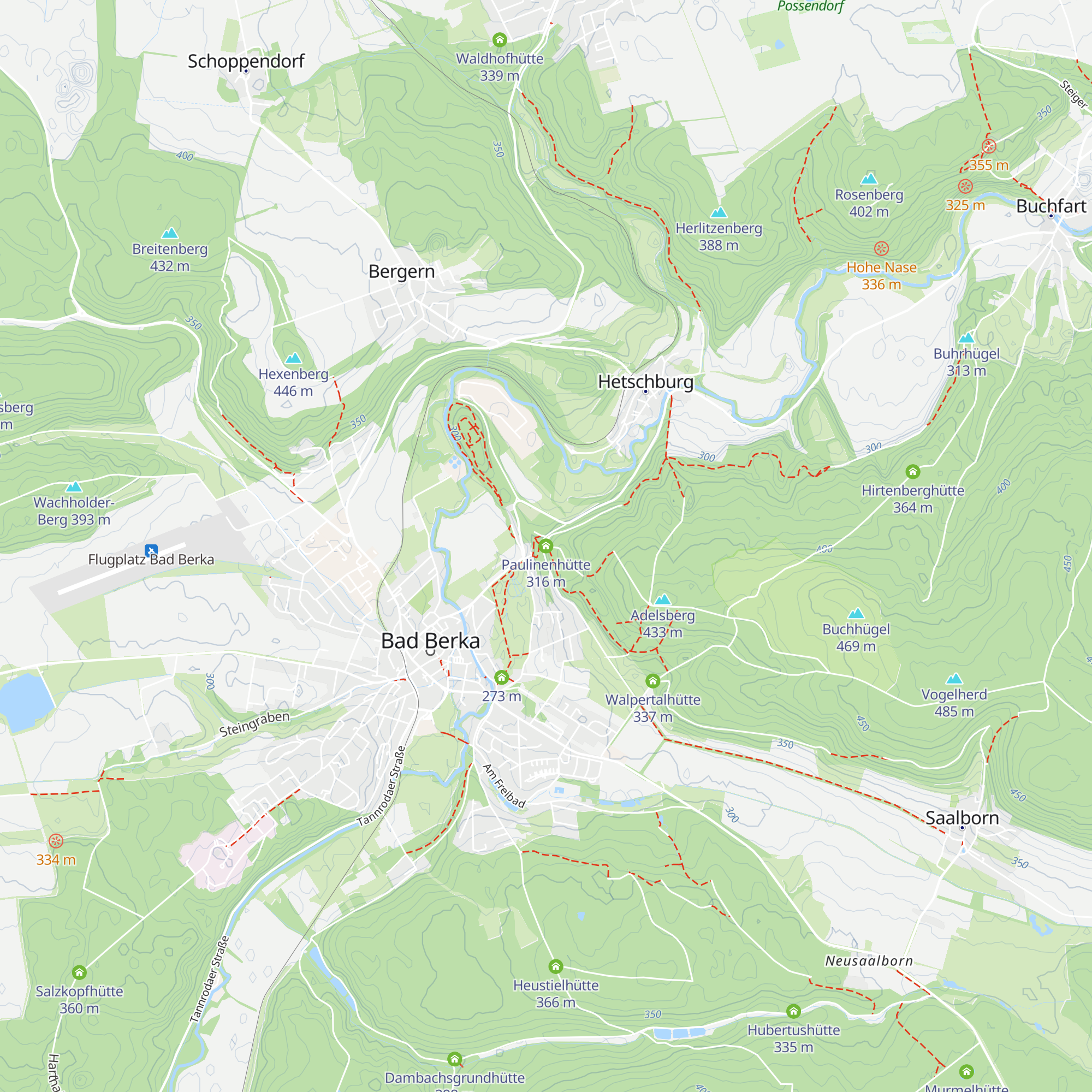 Paulinenhütte map