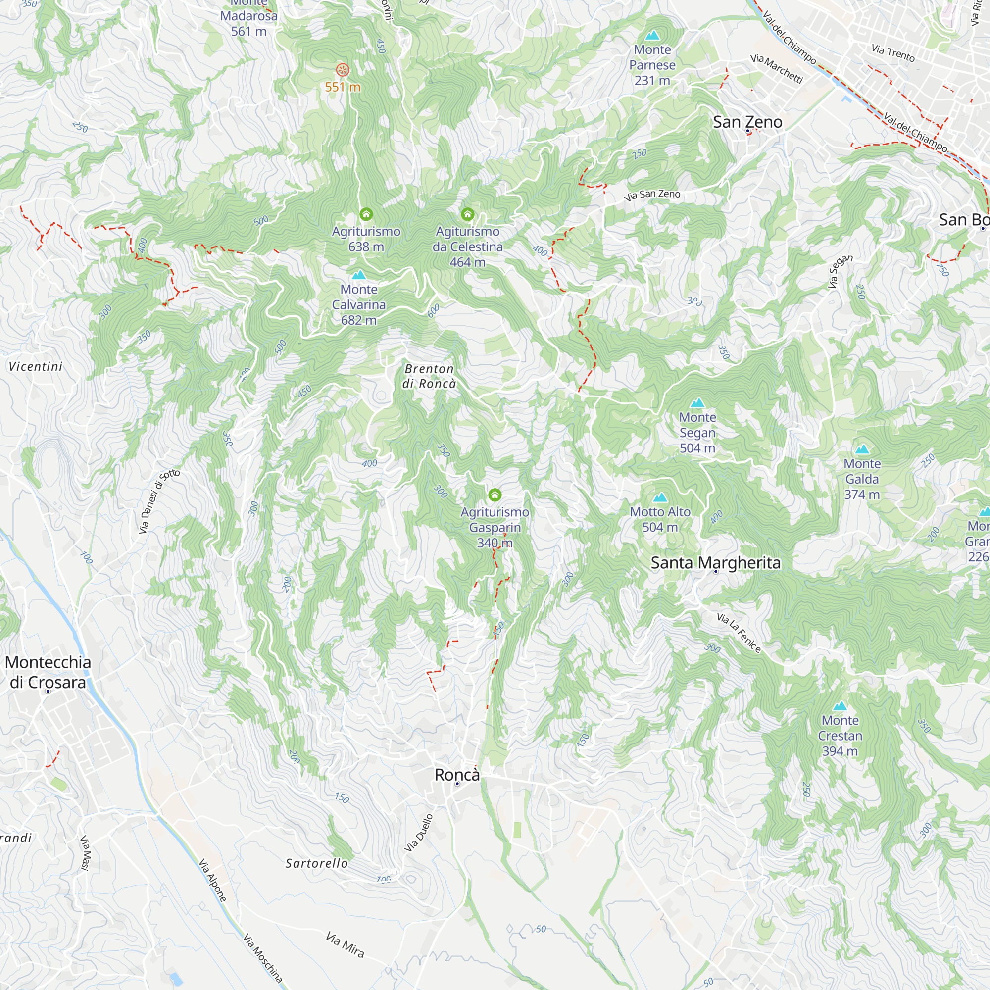 Agriturismo Gasparin map