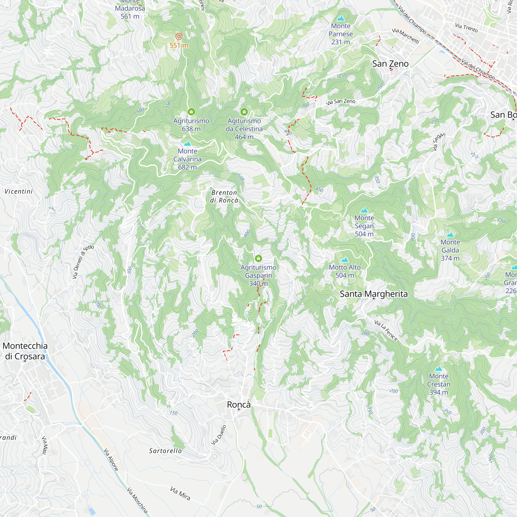 Agriturismo Gasparin map