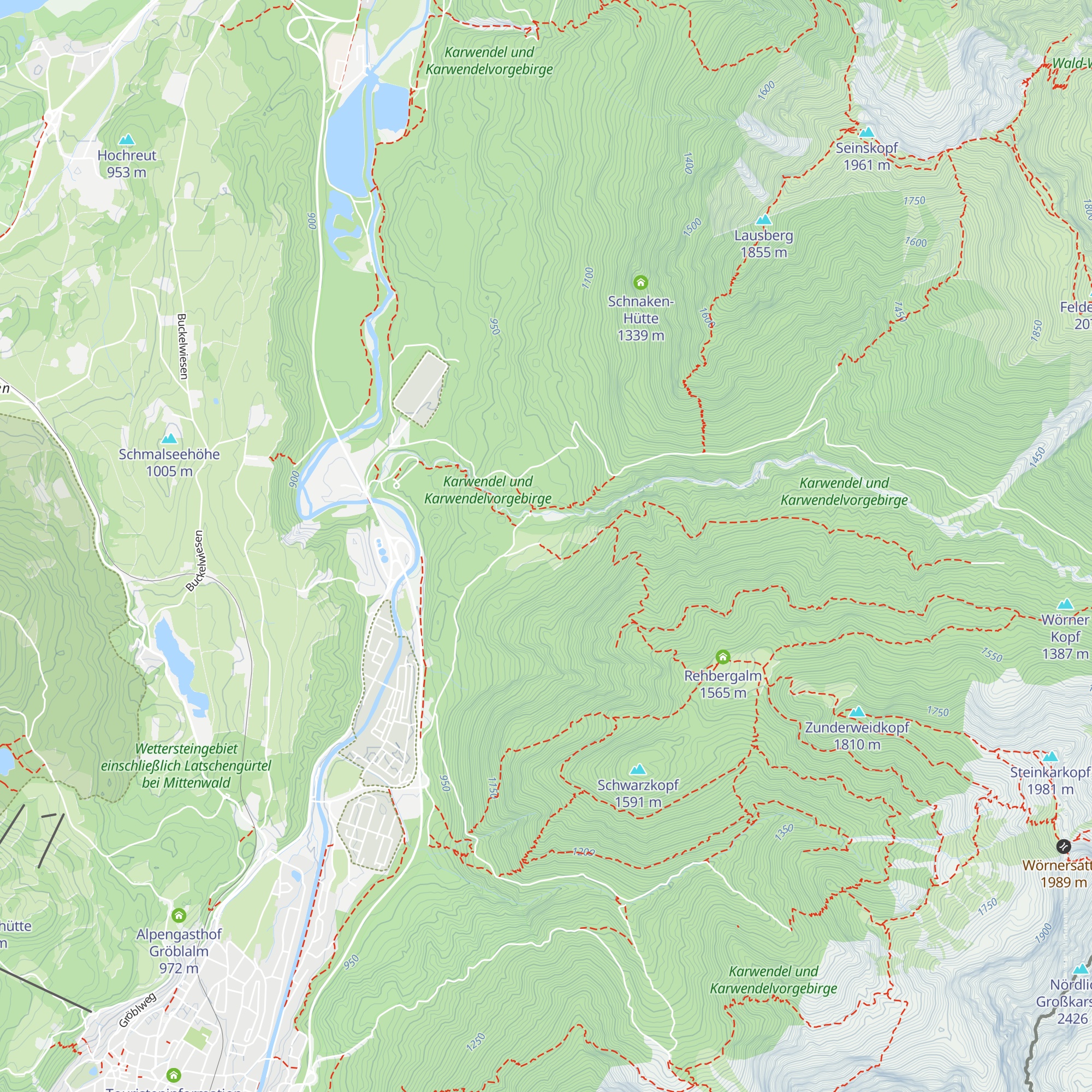 Aschauer Alm map