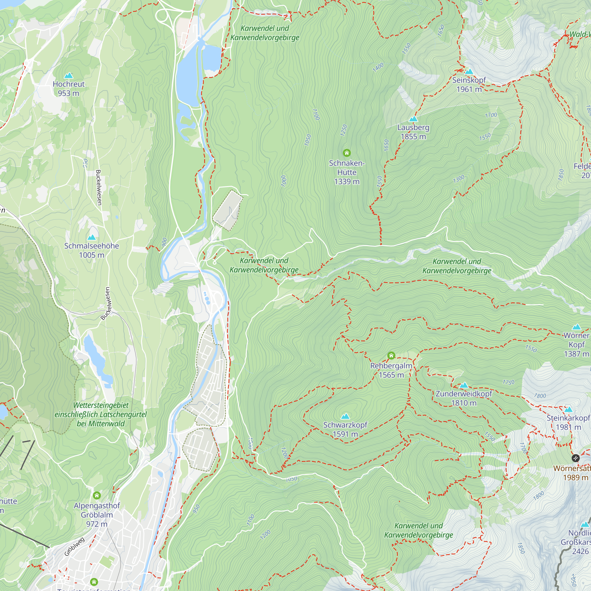 Aschauer Alm map
