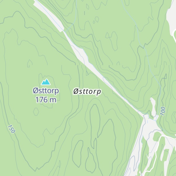 Map of Østtorphytta