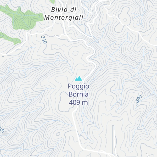 Map of Poggio Bornia
