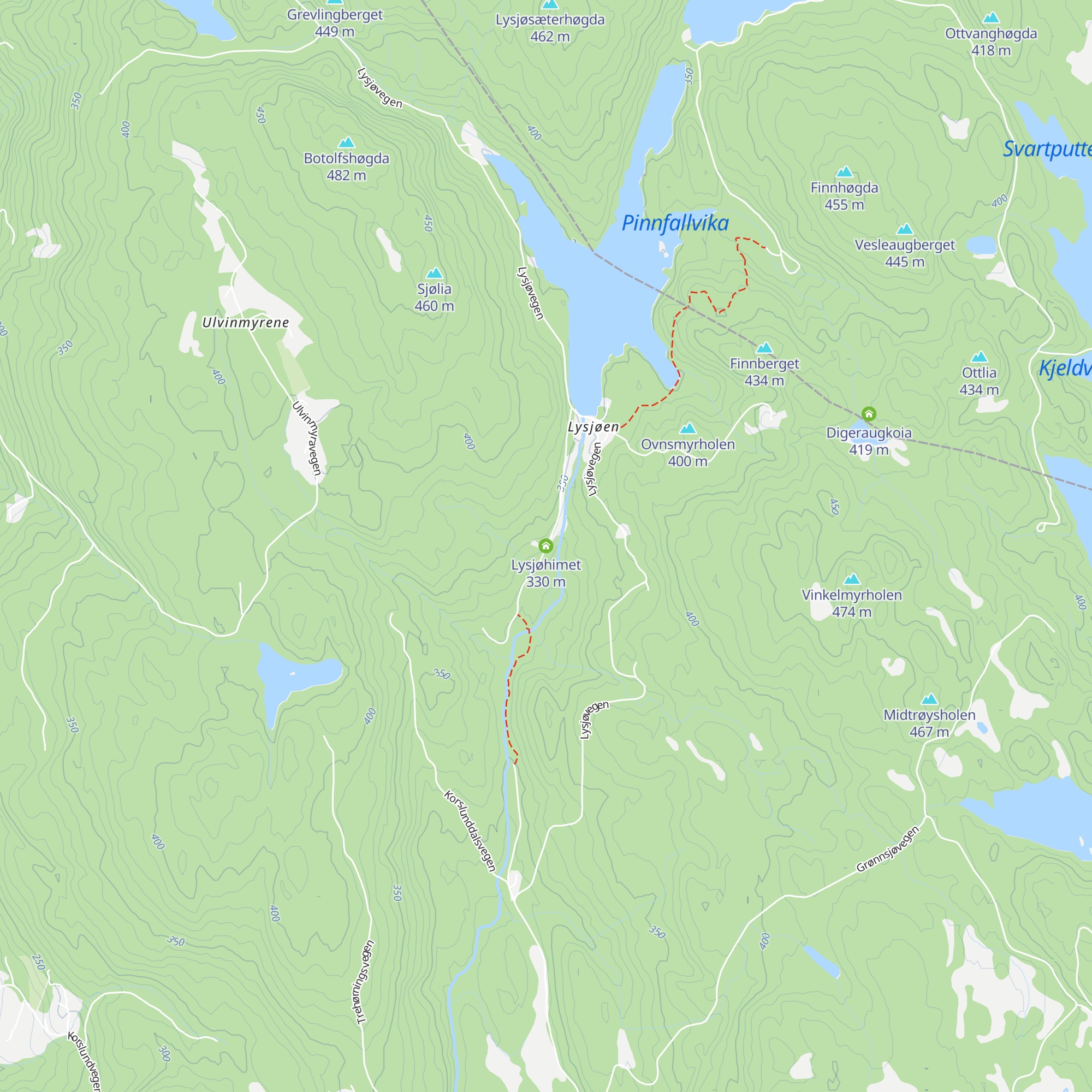 Lysjøhimet map
