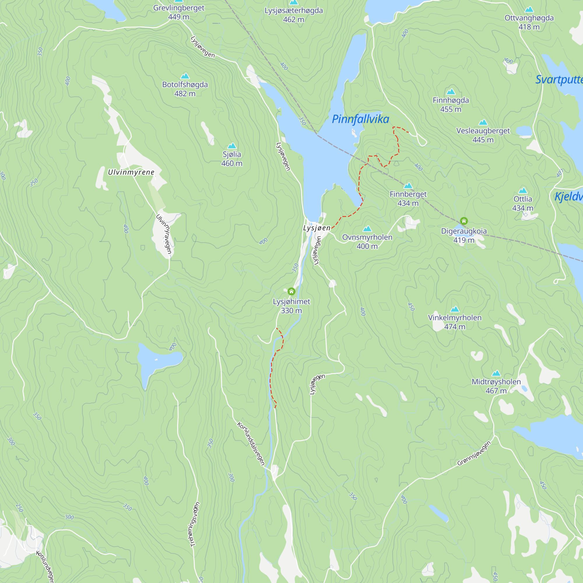 Lysjøhimet map