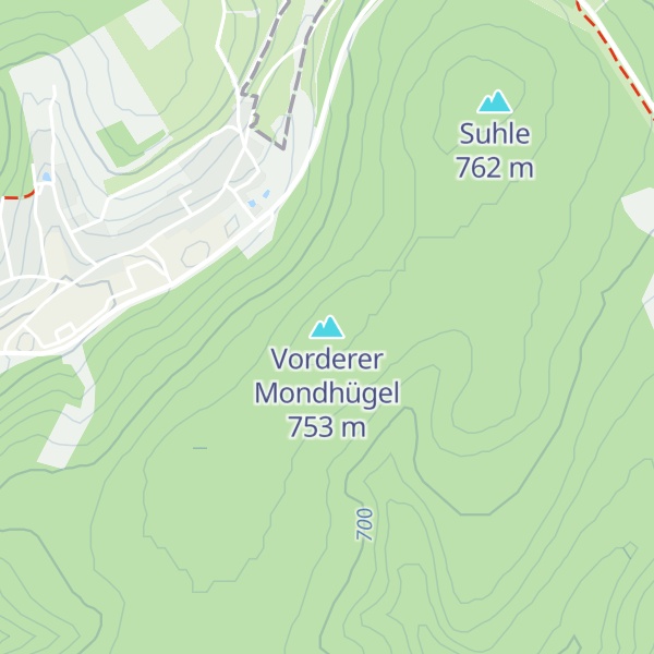 Map of Vorderer Mondhügel