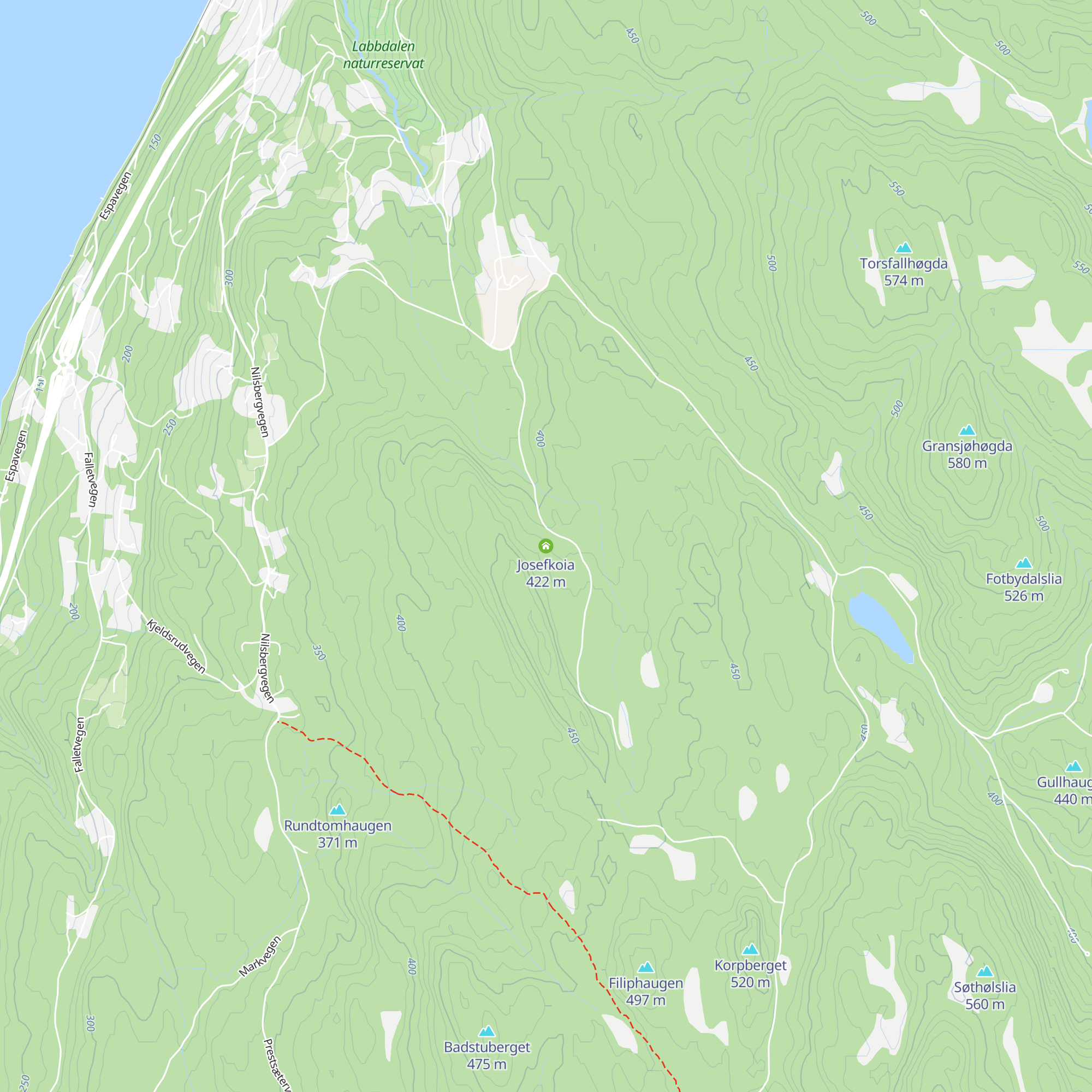 Josefkoia map