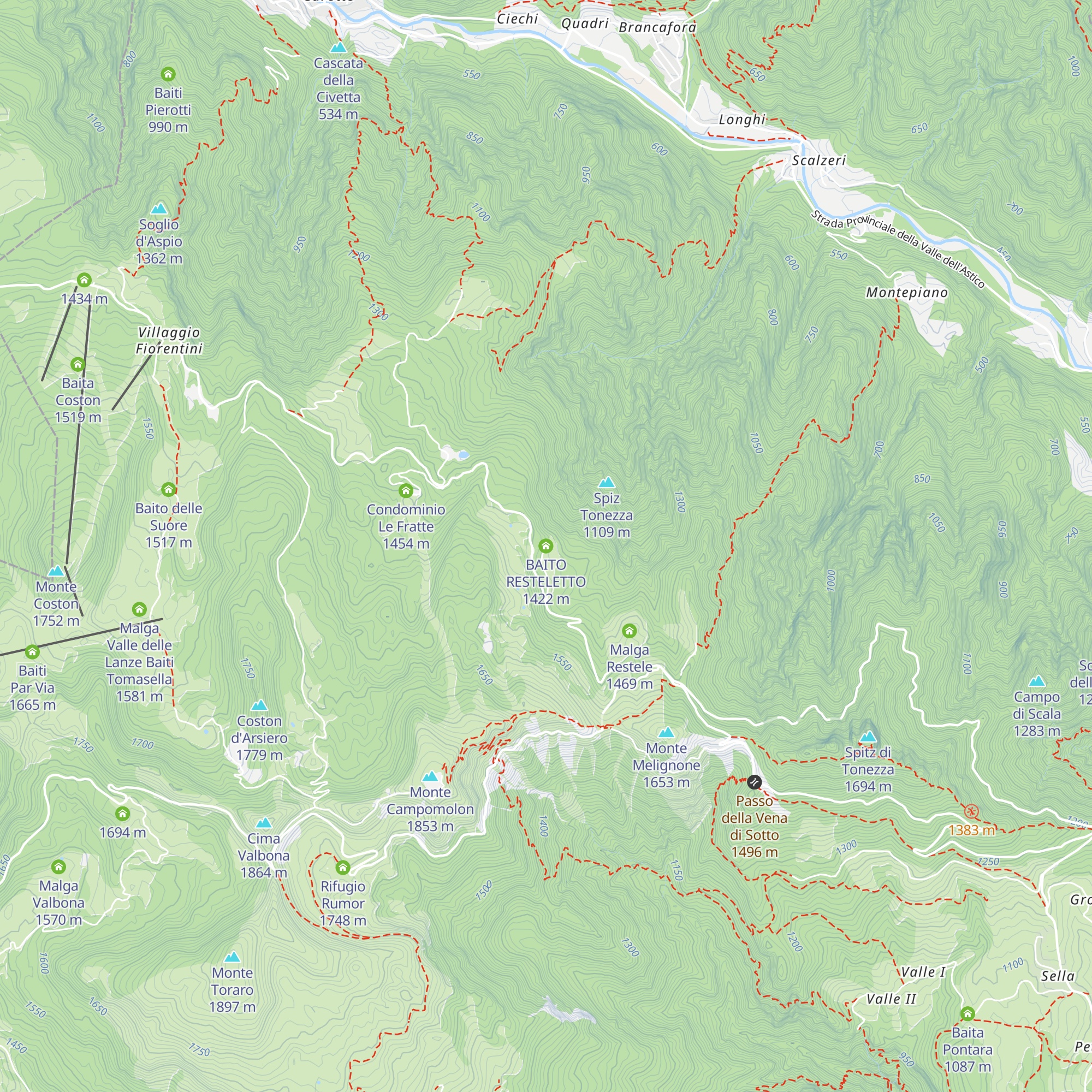 BAITO RESTELETTO map