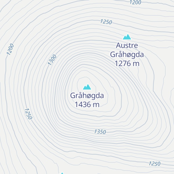 Map of Gråhøgda