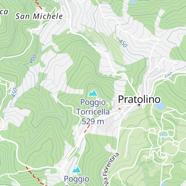 Map of Poggio Torricella
