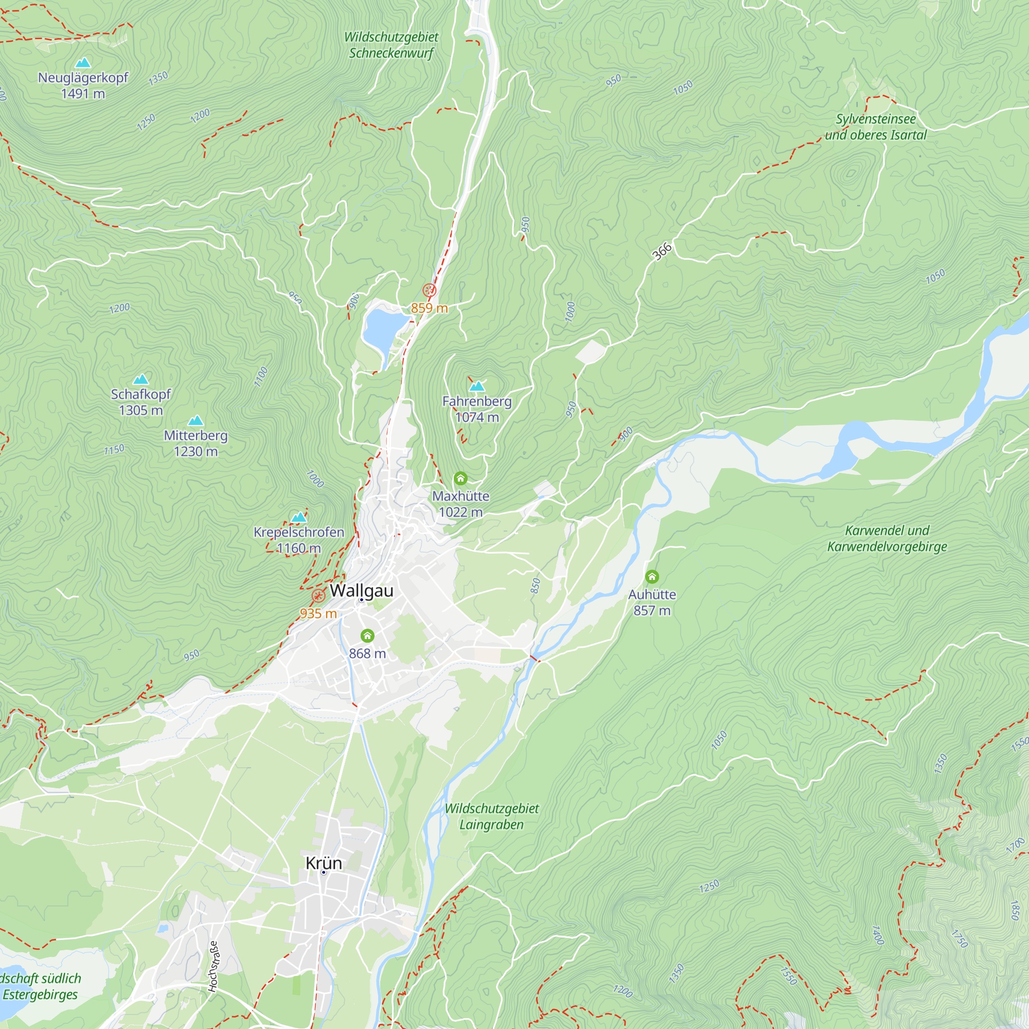 Golfalm map