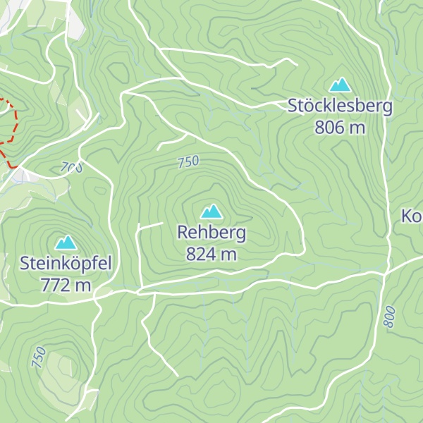 Map of Rehberg