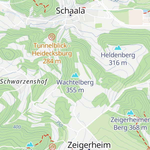 Map of Wachtelberg
