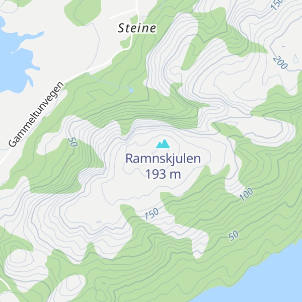Map of Hjortræva