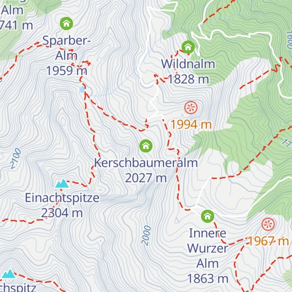 Map of Kerschbaumeralm