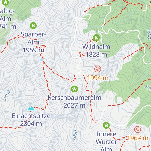 Map of Jogele-Alm