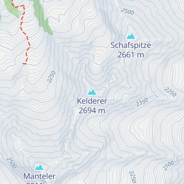 Map of Kelderer