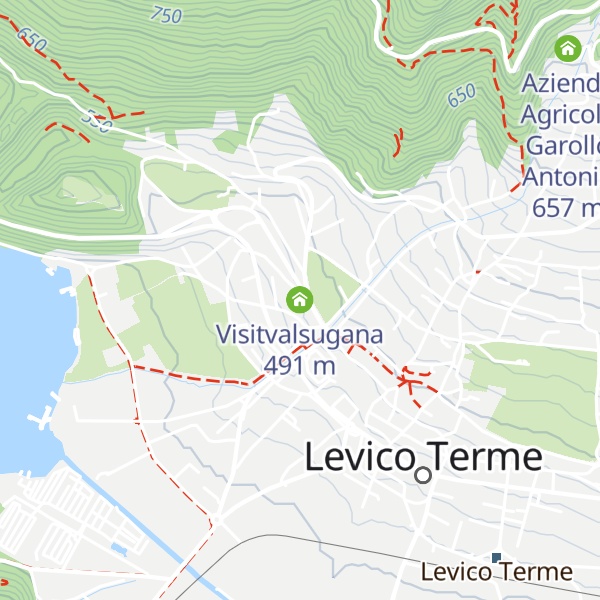 Map of Visitvalsugana
