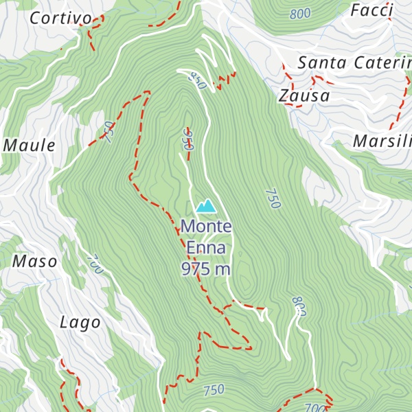 Map of Monte Enna