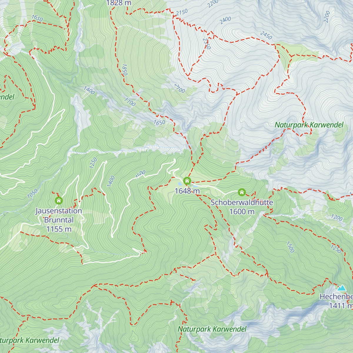 Neue Magdeburger Hütte map