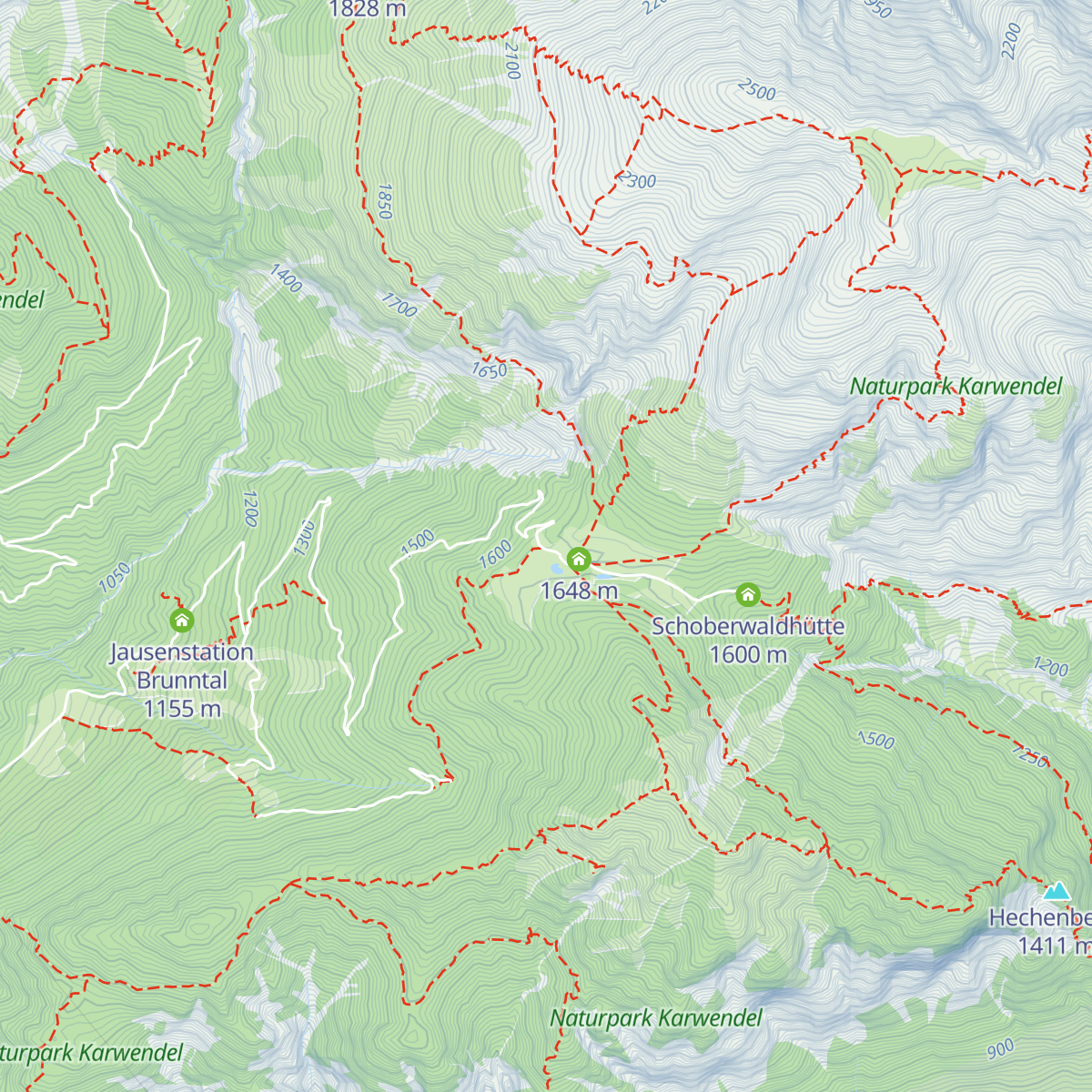 Neue Magdeburger Hütte map