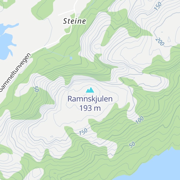 Map of Ramnskjulen