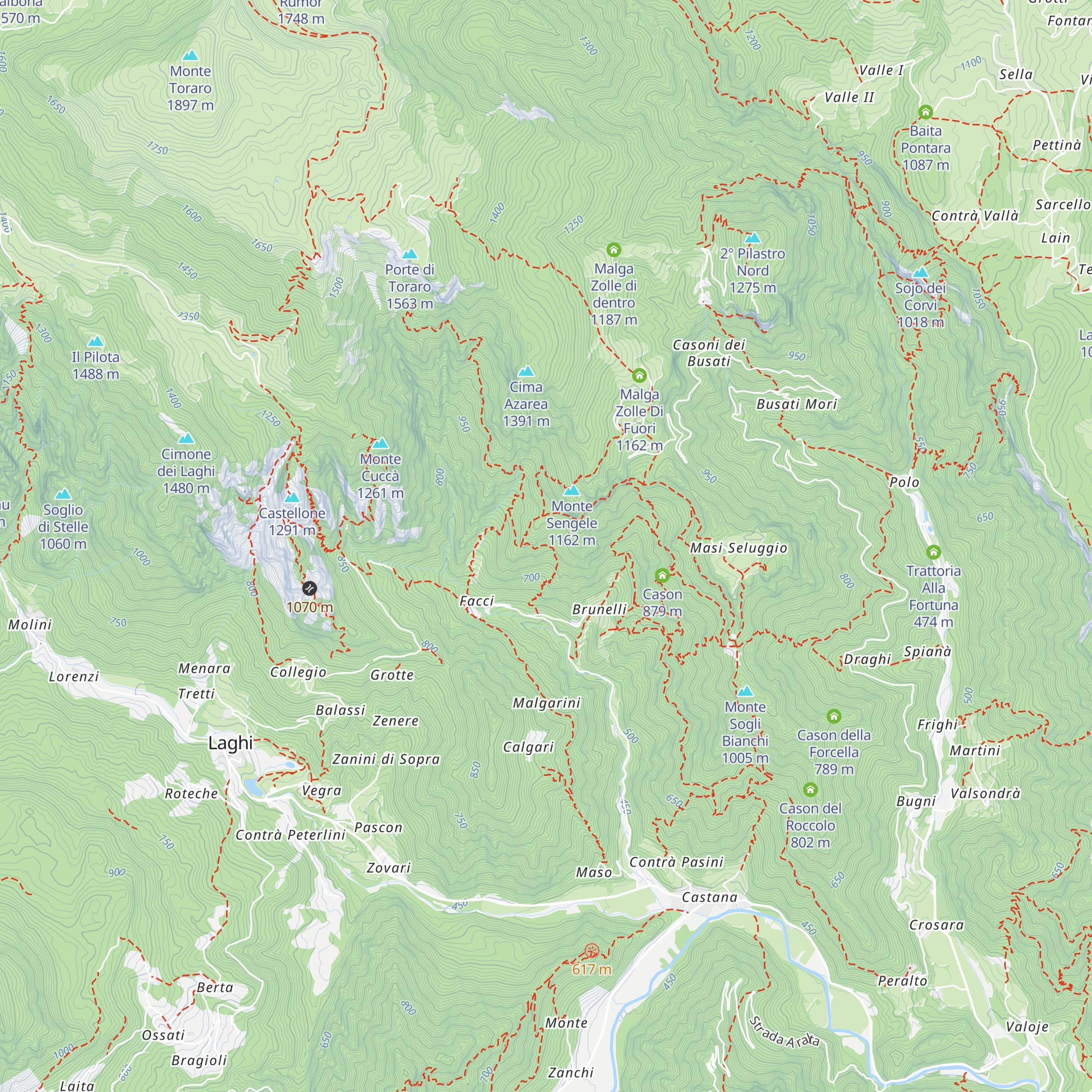 Cason dei Comparetti II map