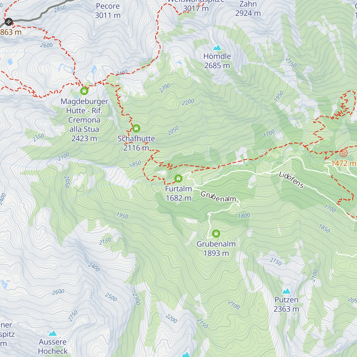 Furtalm map