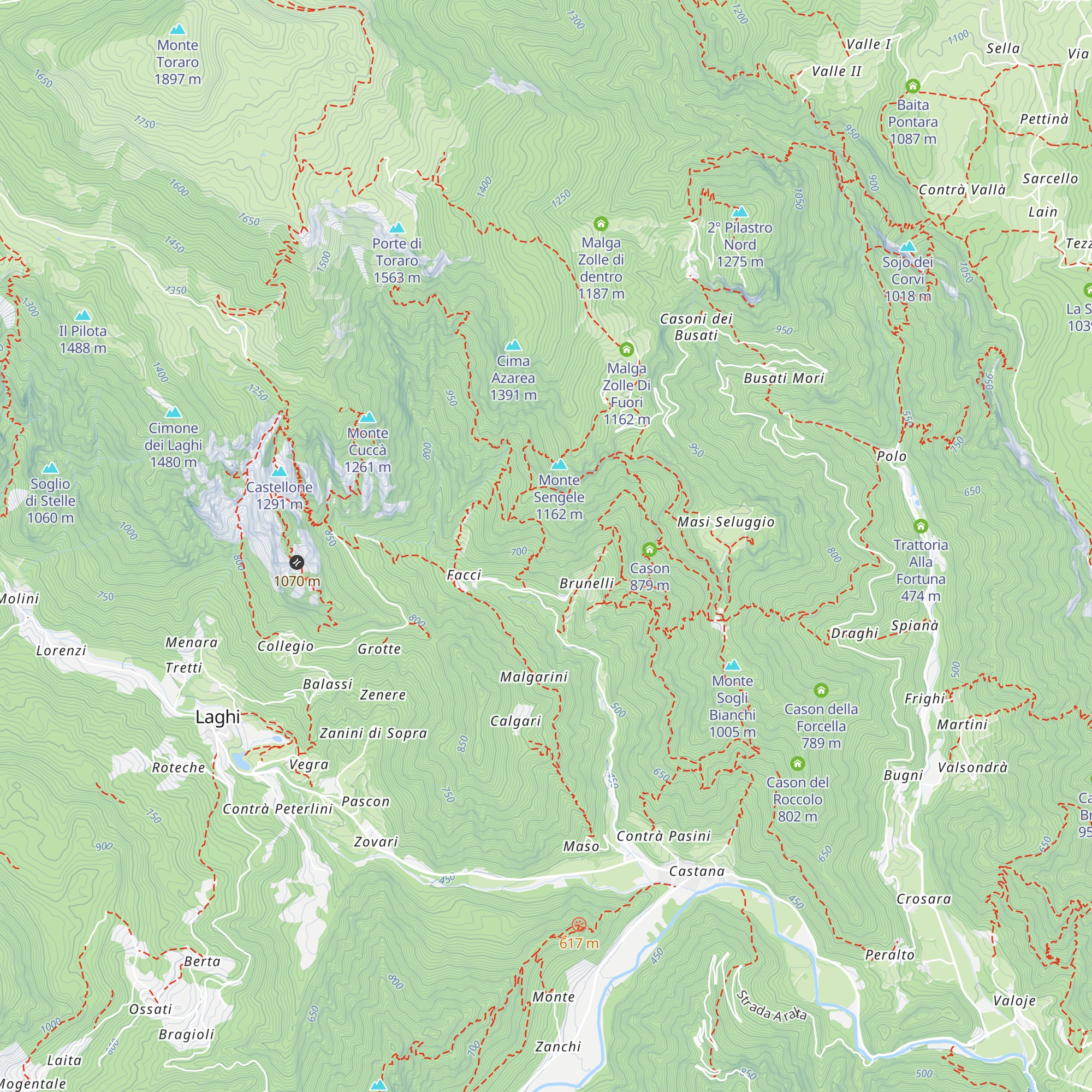 Cason dei Comparetti I map