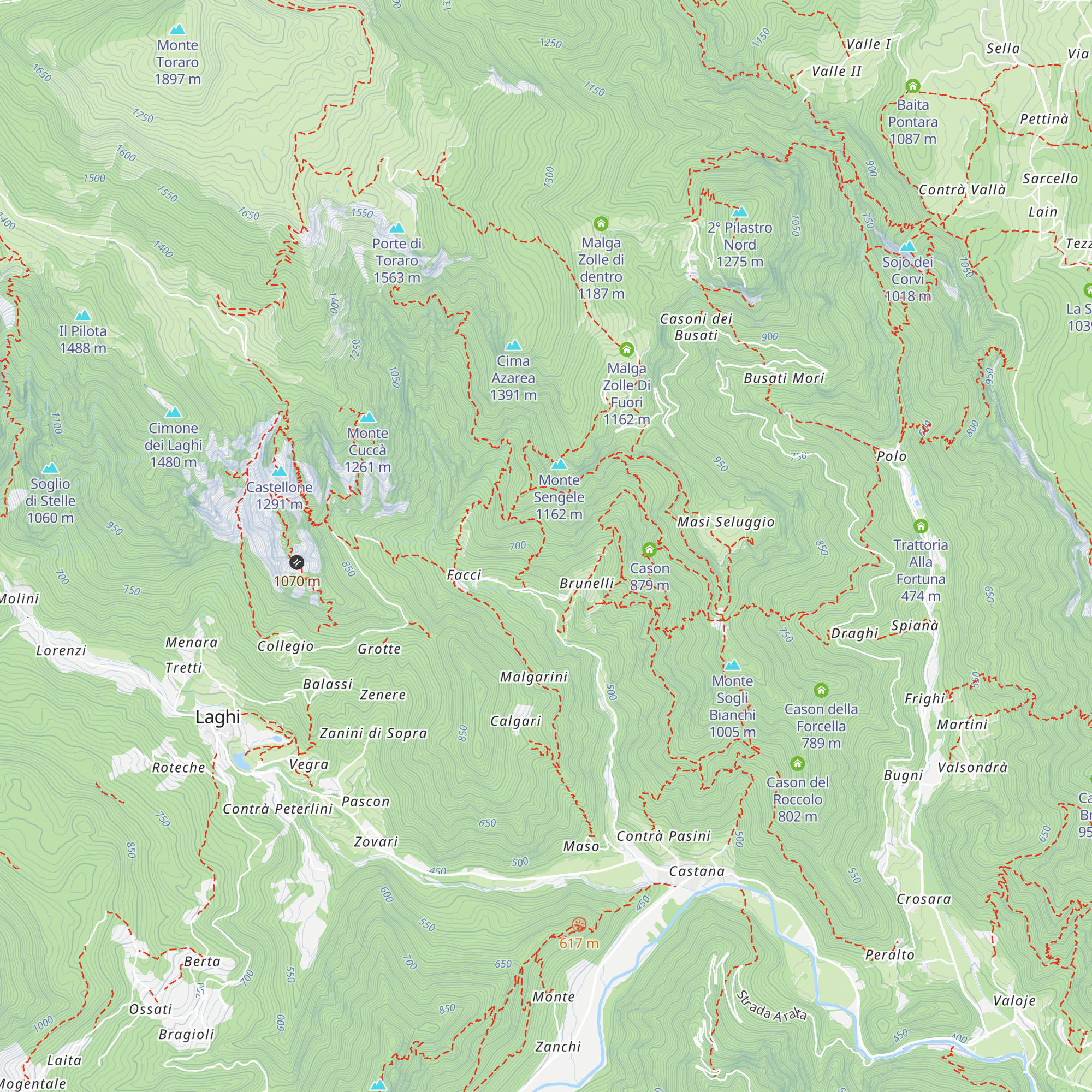 Cason dei Comparetti I map