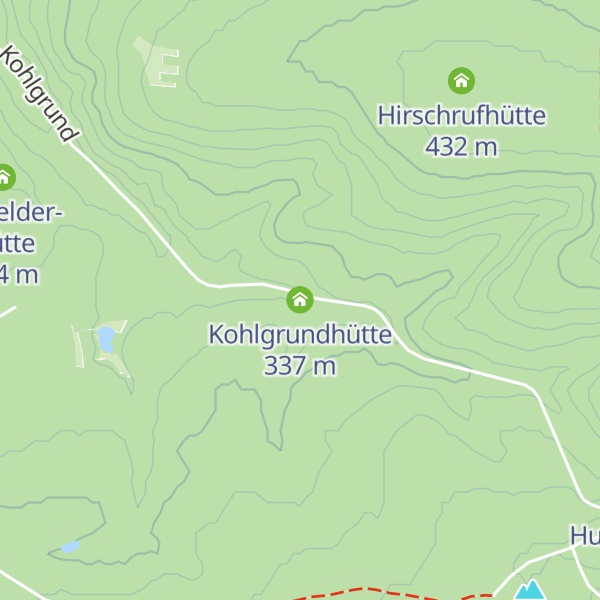 Map of Kohlgrundhütte