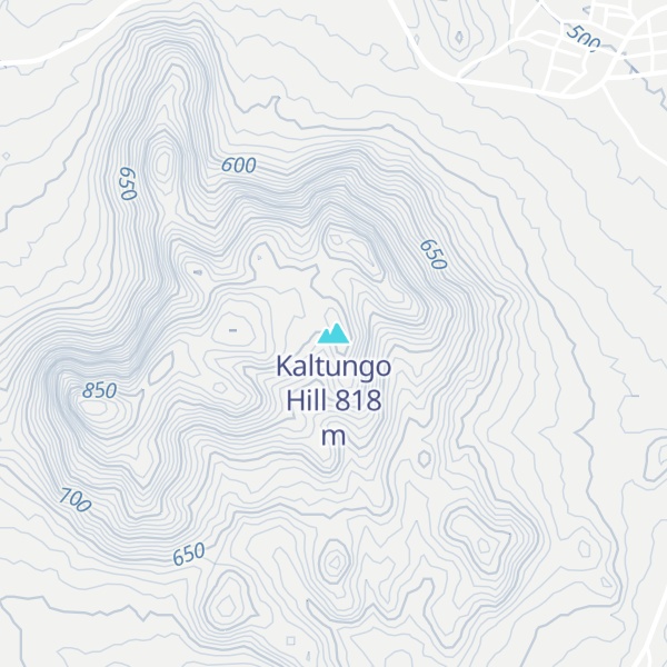 Map of Kaltungo Hill