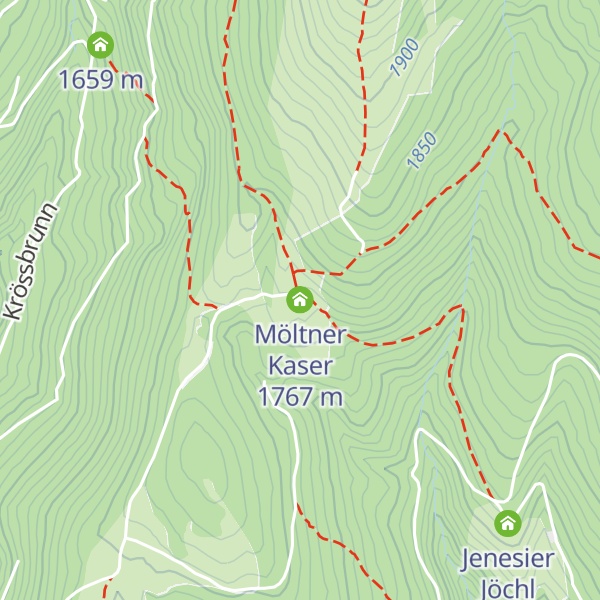 Map of Möltner Kaser