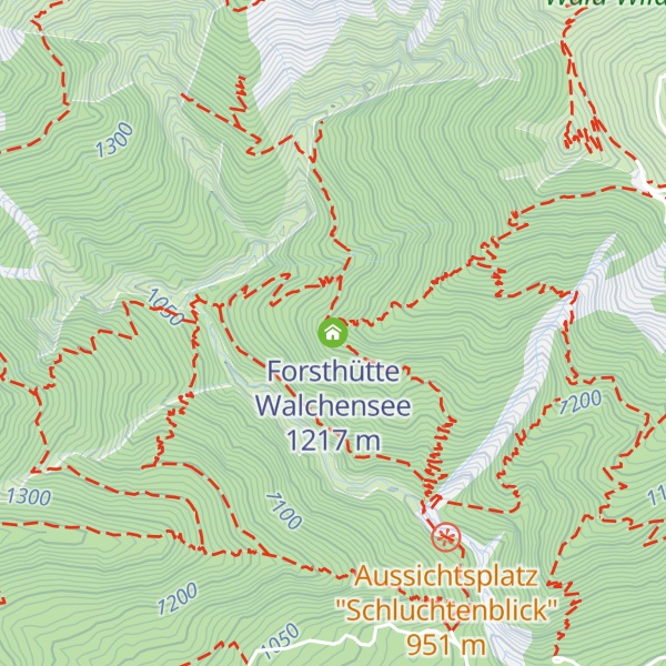 Map of Forsthütte Walchensee