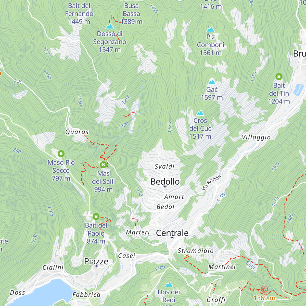 Baita Alpina map